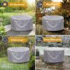 KADING Round Outdoor Furniture Cover, 260 x 74 cm, Waterproof view 2