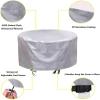 KADING Round Outdoor Furniture Cover, 260 x 74 cm, Waterproof view 3