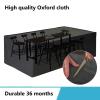 Outdoor Furniture Cover 280 x 100 x 95 cm, 420D Oxford, Waterproof, UV-Resistant, Black view 4