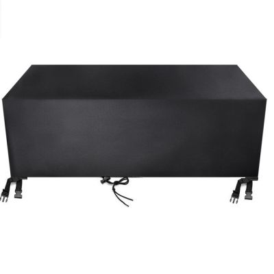 Garden Furniture Cover 170 x 140 x 75 cm, 420D Oxford, Waterproof, UV-Resistant, Black – for Lyra+ Extendable Table with 2/4/6 Chairs
