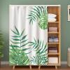 LIVEINU Tropical Leaves Cabinet Curtain, Self-Adhesive Hook-and-Loop, Style 6, 100 x 200 cm view 1