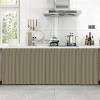 LIVEINU Self-Adhesive Kitchen Cabinet Curtain 60 x 80 cm, Camel view 1