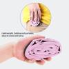 LTLCLZ Numbered Latex Resistance Band for Pilates, Yoga, Stretching and Fitness, Pink view 4