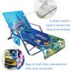 Surwin Garden Lounger Cover, Terry Beach Chair Towel with Pocket, Brown, 75 x 210 cm view 4