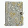 KABELIF A6 Notebook, Beige Floral Fabric Cover, 80 Sheets/160 Pages view 1