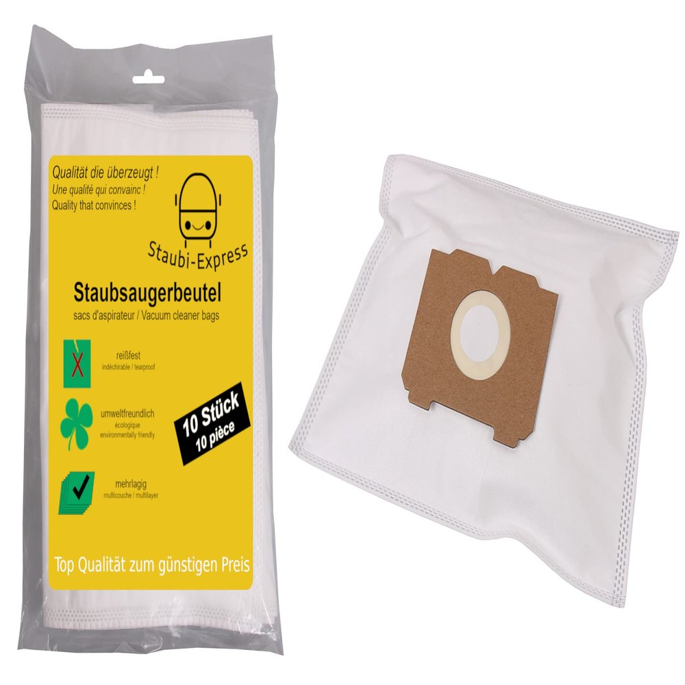 Staubi-Express 20 Vacuum Cleaner Bags Compatible with MioStar 28 12 12 / 281212 / 28.12.12 / 281212 / 28-12-12, with Microfilter