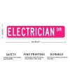 Outdoor Electrician Vintage Metal Wall Sign, 10 x 45 cm view 2
