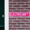 Outdoor Electrician Vintage Metal Wall Sign, 10 x 45 cm view 4