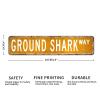 Ground Shark Outdoor Metal Wall Sign view 2