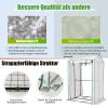 RELAX4LIFE Small Greenhouse, Tomato Plant House with Ground Stakes, Transparent, 100 x 81 x 150 cm view 4