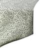 The HomeCentric Decorative Silver Table Runner, 35 x 120 cm, Jacquard Silk, Tassels, Abstract Table Linen, Modern Wedding Decor – Silver Fern view 2