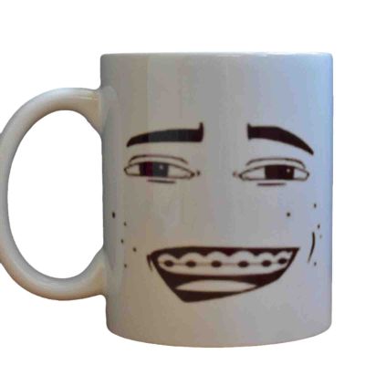 Game-Inspired Mug with Funny Faces