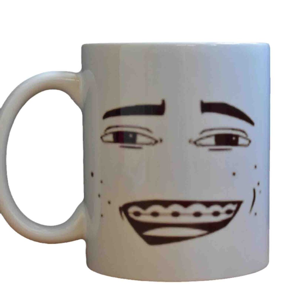 Game-Inspired Mug with Funny Faces