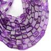LKBEADS 8-Inch Strand of African Amethyst Gemstone Baguette Smooth Beads, 6–8 mm, for DIY Jewelry Making view 1