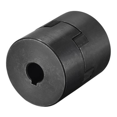 sourcing map Flexible Shaft Coupling, 12 mm to 12 mm, 52 mm L × 44.5 mm OD