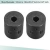 sourcing map Flexible Shaft Coupling, 12 mm to 12 mm, 52 mm L × 44.5 mm OD view 3
