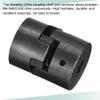 sourcing map Flexible Shaft Coupling, 12 mm to 12 mm, 52 mm L × 44.5 mm OD view 4