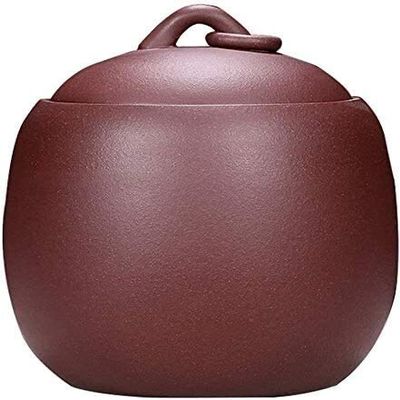 Personalized Funeral Urn for Human Ashes, Adult Memorial Urn for Mom or Dad, Decorative Box (Purple Mud)