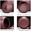Personalized Funeral Urn for Human Ashes, Adult Memorial Urn for Mom or Dad, Decorative Box (Purple Mud) view 3