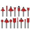 15-Piece 1/4-Inch Router Bit Set for Woodworking, 6.35 mm Shank view 1