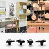 4 Vintage Cast-Iron Cat Drawer Knobs view 3
