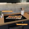 Wallario Glass Cooktop Cover/Splash Guard, 2-Piece, 80 x 52 cm, Sushi Theme view 2