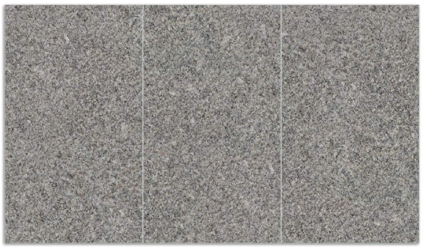 Wallario Glass Stove Cover/Splash Guard, 3-Piece, 90 x 52 cm, Gray Marble