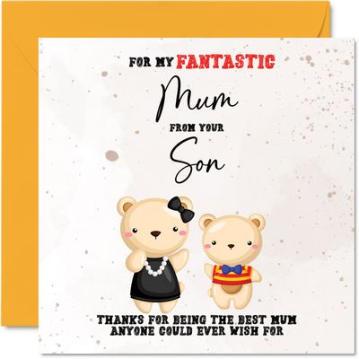 Stuff4 Special Birthday Card for Mom, Fantastic Mom