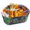 JaWro Green Football Snack Stadium, Fully Assembled view 4