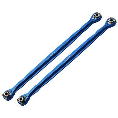 Aluminum 6061-T6 Front Steering Rods for Traxxas 1/5 X-Maxx 8S WideMAXX, 2-Piece Set, Blue