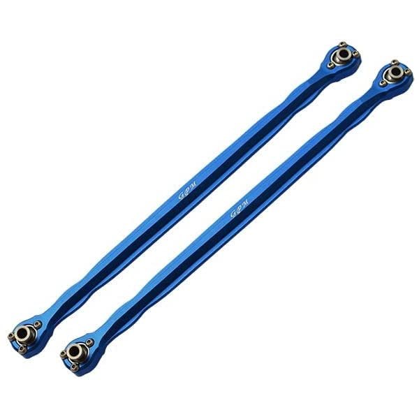 Aluminum 6061-T6 Front Steering Rods for Traxxas 1/5 X-Maxx 8S WideMAXX, 2-Piece Set, Blue