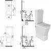 NEPTN NANO Floor-Standing Taharet Shower Toilet with Integrated Faucet view 3