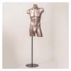 Adjustable Male Torso Mannequin with Base, Gold view 1