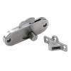Faotup 1 x Silver-Colored 304 Stainless Steel Slide Bolt Latch, 8.5 x 3.2 x 1.9 cm view 3