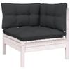 INLIFE 9-Piece Outdoor Lounge Set with Cushions, White Pine Wood - 7320 view 4