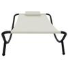 INLIFE Outdoor Daybed Cream 200 x 90 cm Steel view 4