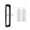 BOCbco Push-Pull Glass Shower Door Handle, Stainless Steel, 275 mm view 2