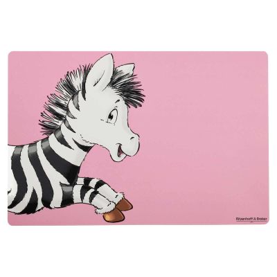 Ritzenhoff & Breker Happy Zoo Placemat, Zebra Baby Zoe, 45 x 30 cm, Wipeable