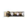 CHEWYNP Brass Chrome Rainfall Shower System, Fixed Base view 4