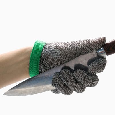 BCPPO Stainless Steel Cut-Resistant Chainmail Glove, 1-Piece/XS