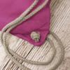 Rainbow LGBT Pride Drawstring Backpack, Fuchsia view 4