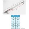 BOCbco 550 mm Push-Pull Bar for Glass Shower Doors view 2
