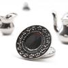 Odoria 1:12 Miniature Dollhouse Tea Set, Silver view 3
