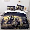 RFFLUX 100% Microfiber Tractor Bedding Set, 200 x 200 cm, 3-Piece, Zipper Closure view 1