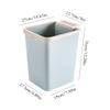 Wastebasket with Press-Ring Lid, Color C view 2