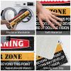 COTECI Thankful Door Mat, Warning Beer Zone, Winter Outdoor Entrance Mat, 40 x 60 cm view 3