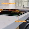 Wallario Glass Stove Cover/Splash Guard, 1-Piece, 60 x 52 cm, for Ceramic and Induction Cooktops, Exotic Spices on a Wooden Table view 4