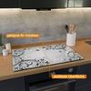 Wallario Glass Stove Cover/Splash Guard, 2-Piece, 80 x 52 cm, Butterfly Scrollwork view 2