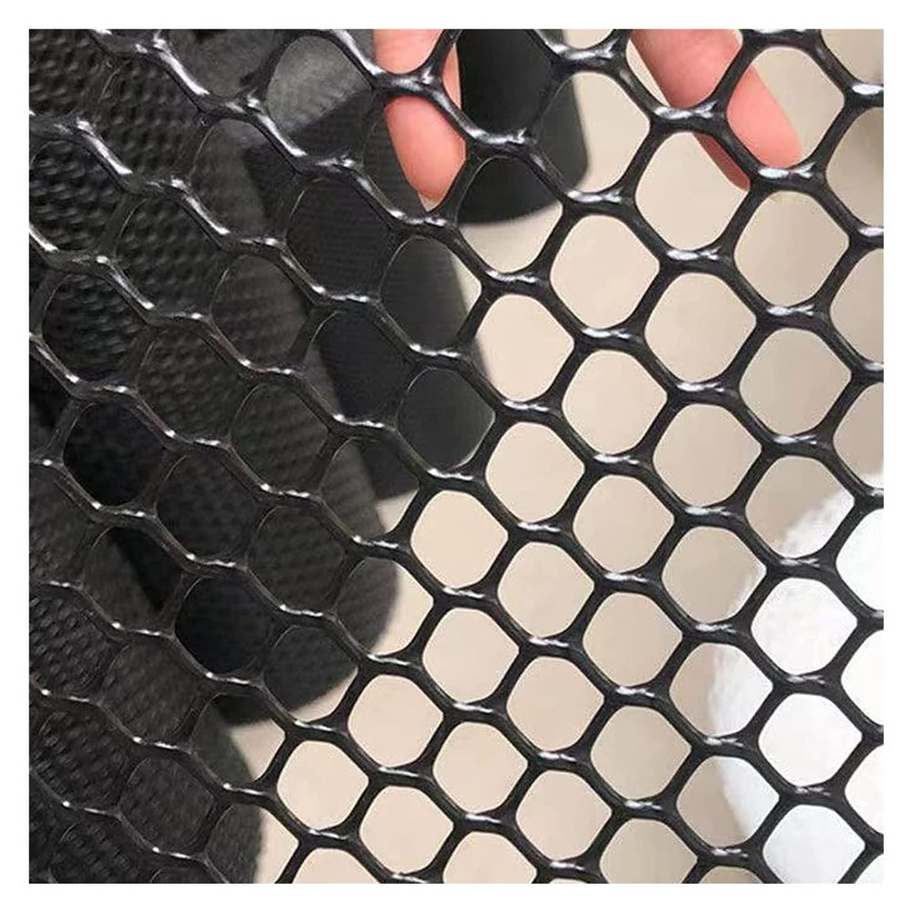 SRNSAEB Black Plastic Garden Mesh Fence, 150 x 800 cm