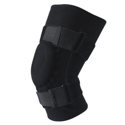 LTLCLZ 1-Piece Knee Brace, Compression Sleeve with Side Stabilizers and Patella Gel for Knee Pain Recovery from Meniscus Injuries, Black, XL